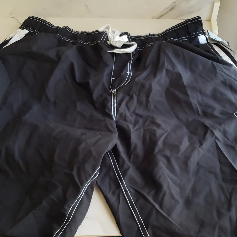 Kanu Surf Men's Barracuda Swim Trunks in Charcoal Size XXL